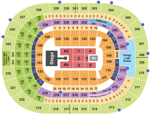 Benchmark International Arena Machine Gun Kelly Seating Chart
